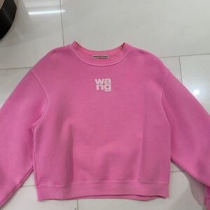 Alexander Wang Bright Pink Crewneck size small has been worn